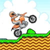 Orange Motorbike Racing